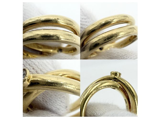 Anello Tiffany & Co. Paloma Picasso Design Croce Giallo - vista 6