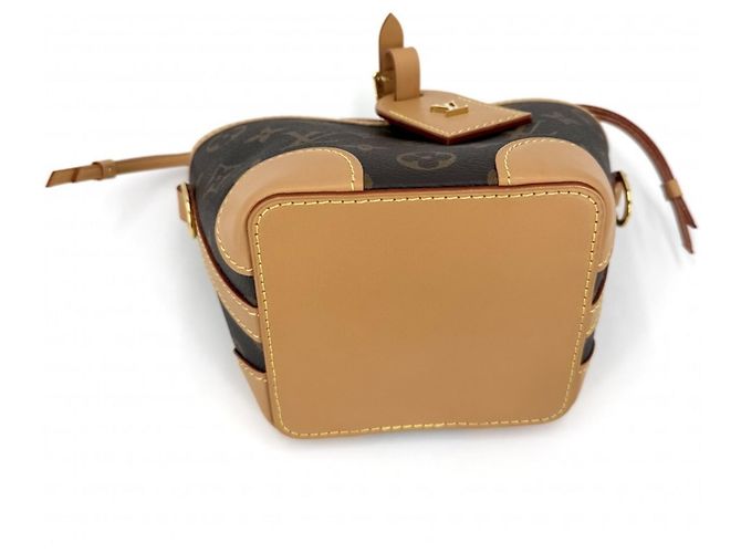 Borsa a tracolla Louis Vuitton Noe Marrone Monogramma - vista 3
