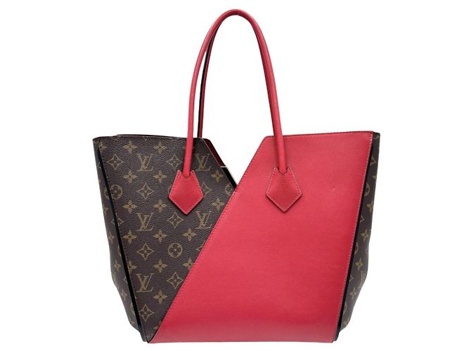 Borsa Tote Louis Vuitton Monogram Kimono MM Marrone Rosso Fuschia Monogramma - vista 2