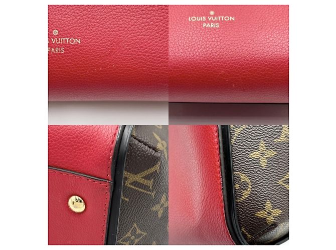 Borsa Tote Louis Vuitton Monogram Kimono MM Marrone Rosso Fuschia Monogramma - vista 6