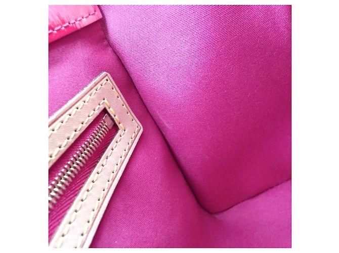 Borsa Louis Vuitton Monogram Vernis Catalina BB Rosa - vista 7