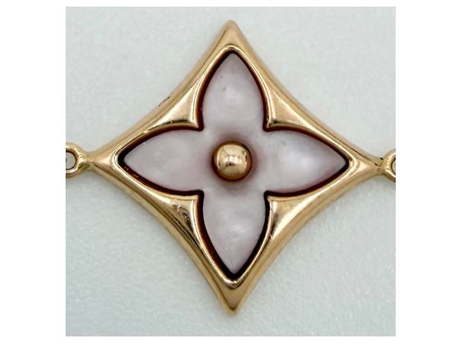 Bracciale Louis Vuitton Star Blossom BB D'oro - vista 6