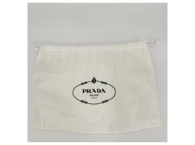 Borsa a tracolla Prada Cahier Diagram Nero - vista 9
