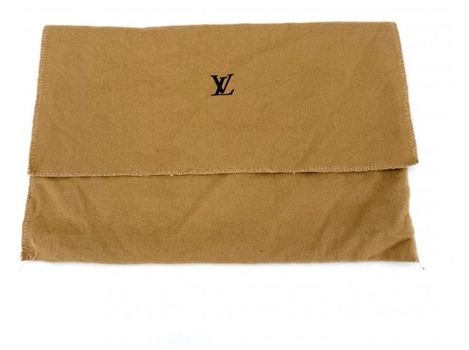 Borsa a mano Louis Vuitton Damier Azur Pochette Bianco - vista 7