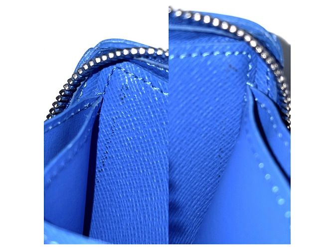 Portafoglio Monogram Louis Vuitton in blu - vista 9