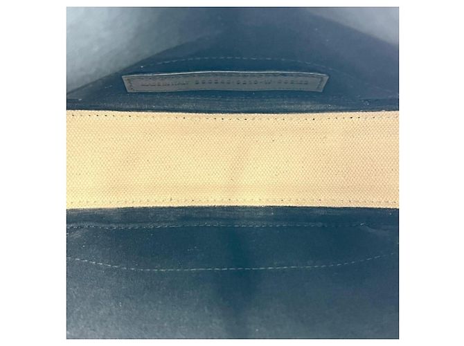 Borsa a tracolla Cabas blu navy da donna Balenciaga Nero Bianco - vista 4