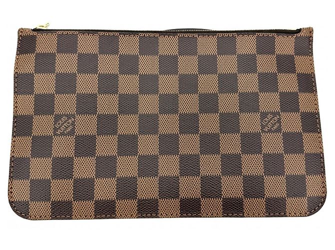 Borsa Tote Louis Vuitton Neverfull MM Marrone - vista 9