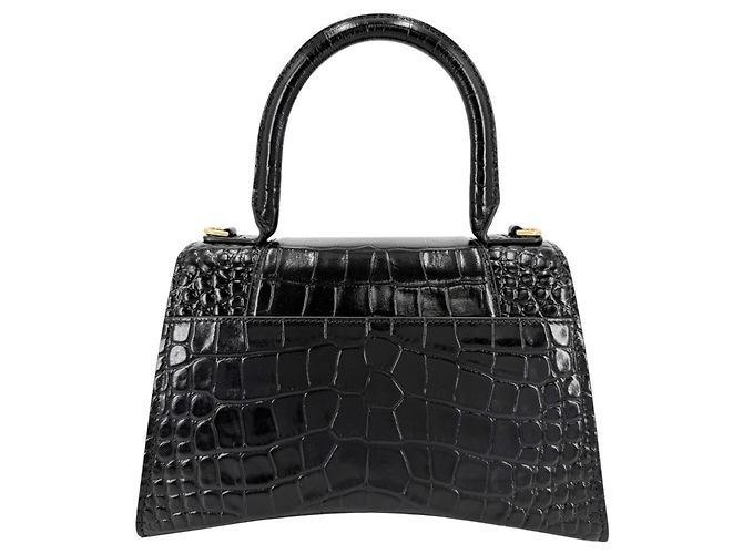 Borsa Hourglass Small da donna Balenciaga Nero - vista 2