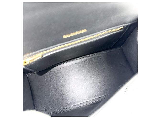 Borsa Hourglass Small da donna Balenciaga Nero - vista 4