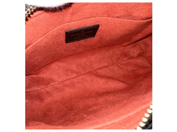 Mini borsa Louis Vuitton Damier Sauvage Tiger Marrone - vista 4