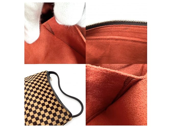 Mini borsa Louis Vuitton Damier Sauvage Tiger Marrone - vista 6