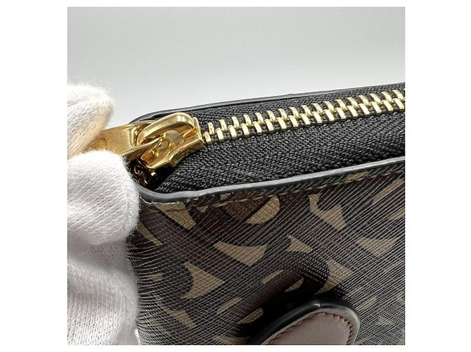 Clutch da uomo Burberry Marrone Beige - vista 10