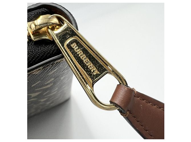 Clutch da uomo Burberry Marrone Beige - vista 11