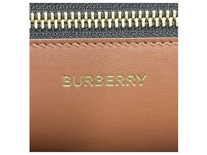 Clutch da uomo Burberry Marrone Beige - vista 7