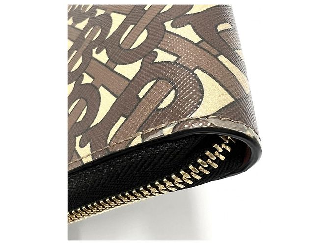 Clutch da uomo Burberry Marrone Beige - vista 8
