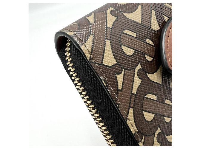 Clutch da uomo Burberry Marrone Beige - vista 9