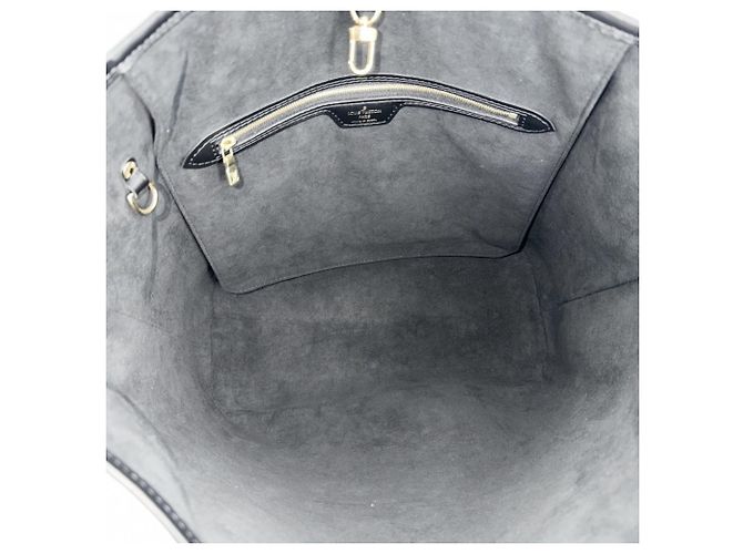 Borsa Tote Louis Vuitton Neverfull MM Nero - vista 4