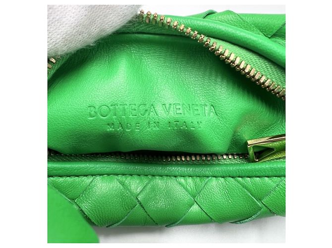 Borsa Bottega Veneta Intrecciato Candy Jodie Mini Verde - vista 5