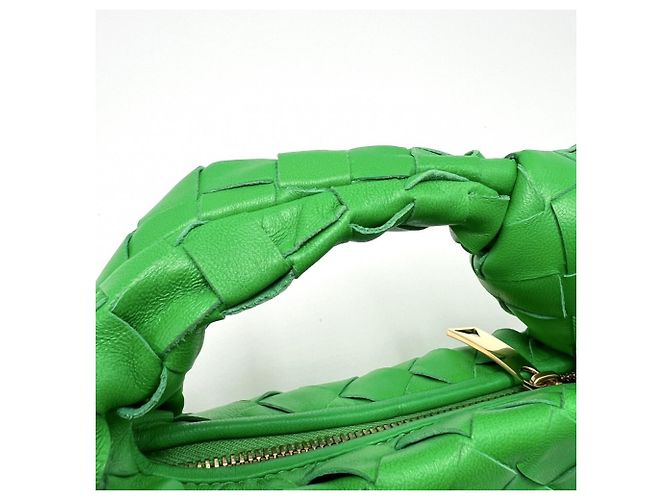 Borsa Bottega Veneta Intrecciato Candy Jodie Mini Verde - vista 7