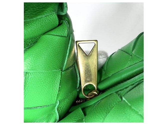 Borsa Bottega Veneta Intrecciato Candy Jodie Mini Verde - vista 9