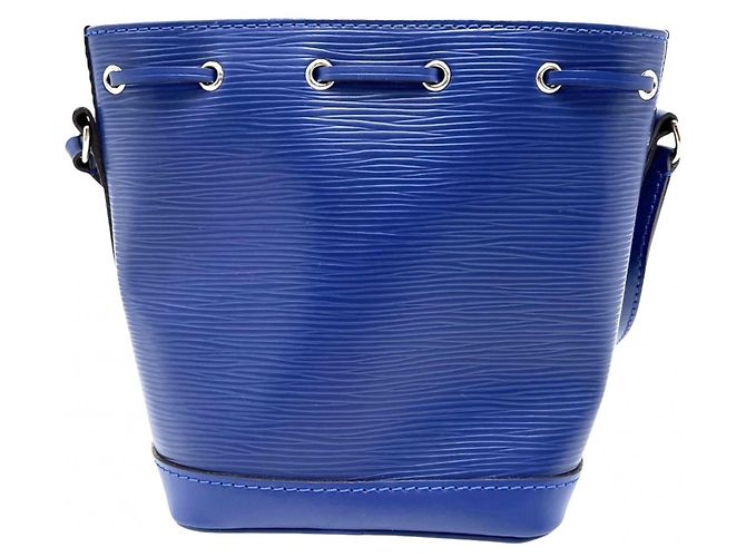 Borsa a tracolla Louis Vuitton Epi Nano Noe Mini Blu - vista 2