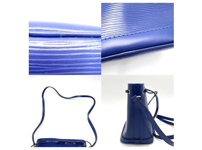 Borsa a tracolla Louis Vuitton Epi Nano Noe Mini Blu - vista 6