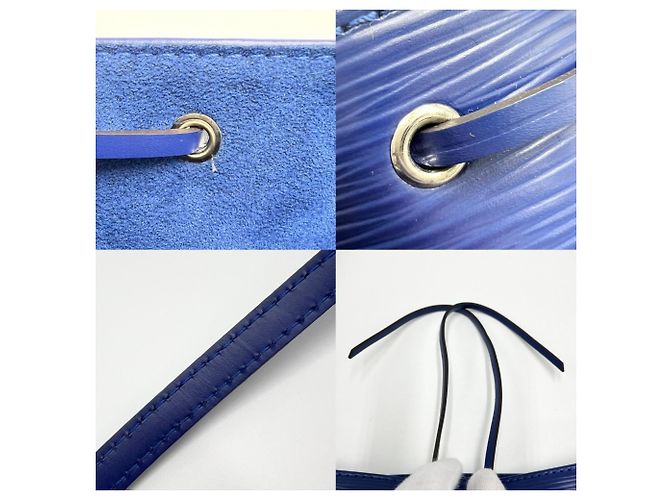 Borsa a tracolla Louis Vuitton Epi Nano Noe Mini Blu - vista 7