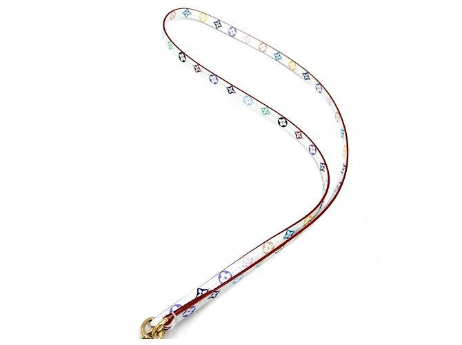 Louis Vuitton Monogram Multicolore Keychain Pouch White Multiple colors - view 6