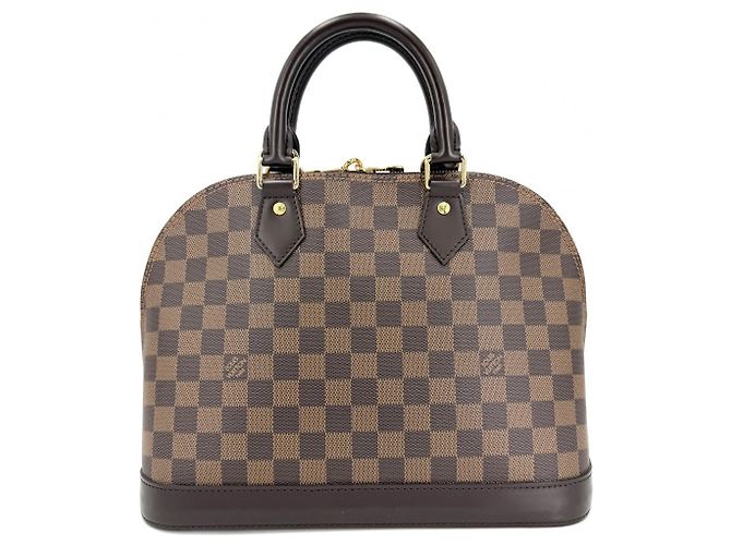 Borsa Louis Vuitton Alma PM Marrone - vista 2