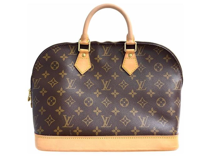 Borsa Louis Vuitton Alma PM Marrone - vista 2