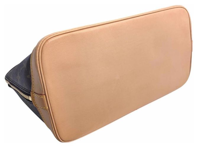 Borsa Louis Vuitton Alma PM Marrone - vista 3