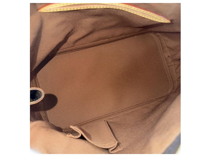 Borsa Louis Vuitton Alma PM Marrone - vista 4