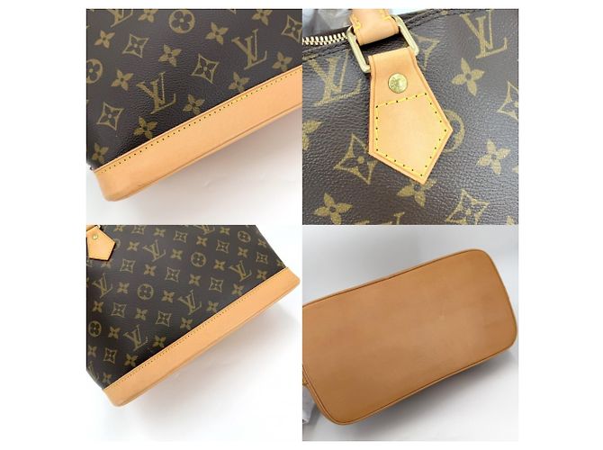 Borsa Louis Vuitton Alma PM Marrone - vista 5