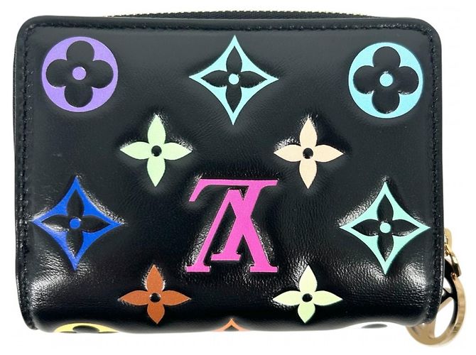 Portafoglio bi-fold Louis Vuitton da donna Nero Multicolore - vista 2