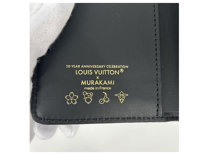 Portafoglio bi-fold Louis Vuitton da donna Nero Multicolore - vista 5