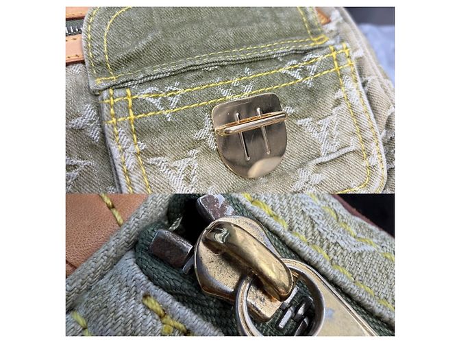 Borsa Louis Vuitton Neo Speedy Verde - vista 11