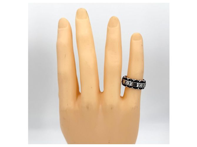 Anello accessorio LV Drift da uomo Louis Vuitton Argento - vista 2