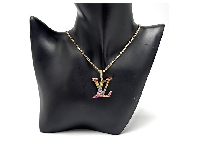 Collana con pendente Louis Vuitton D'oro - vista 3