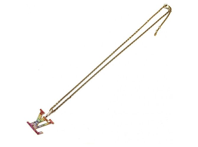 Collana con pendente Louis Vuitton D'oro - vista 6