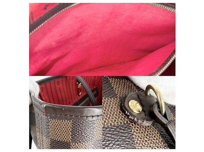 Borsa Tote Louis Vuitton Neverfull GM Marrone - vista 8