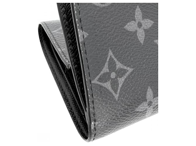 Louis Vuitton Monogram Eclipse Tri-fold Wallet Black - view 6