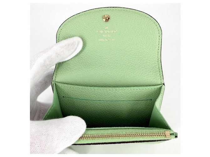 Louis Vuitton Damenzwischfaldbörse in Grün - Ansicht 4