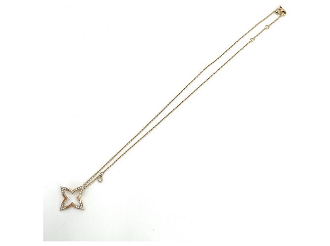 Louis Vuitton Diamantanhänger-Halskette in Roségold Golden - Ansicht 6