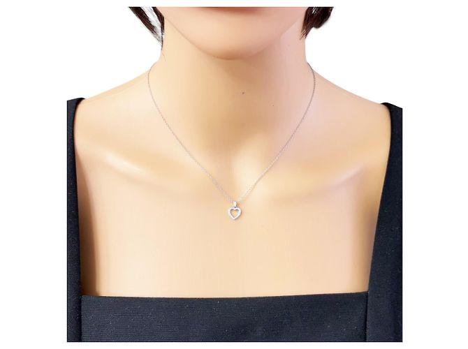 Tiffany & Co Collana Tiffany Metro Heart Argento - vista 2