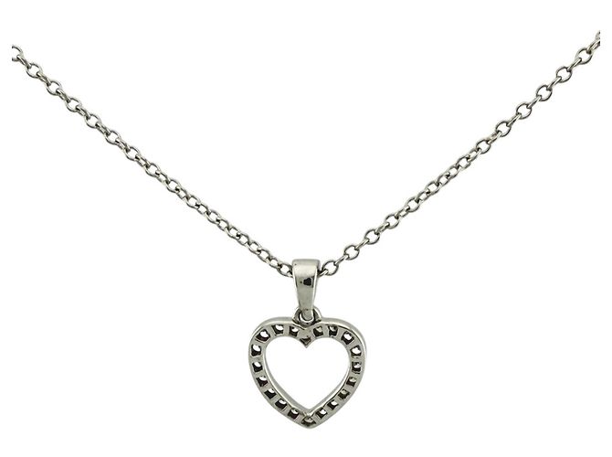 Tiffany & Co Collana Tiffany Metro Heart Argento - vista 3