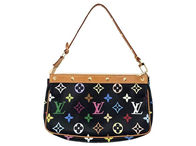 Louis Vuitton Monogram Multicolore Handbag Black Multiple colors - view 2