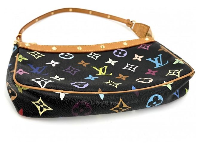 Louis Vuitton Monogram Multicolore Handbag Black Multiple colors - view 3