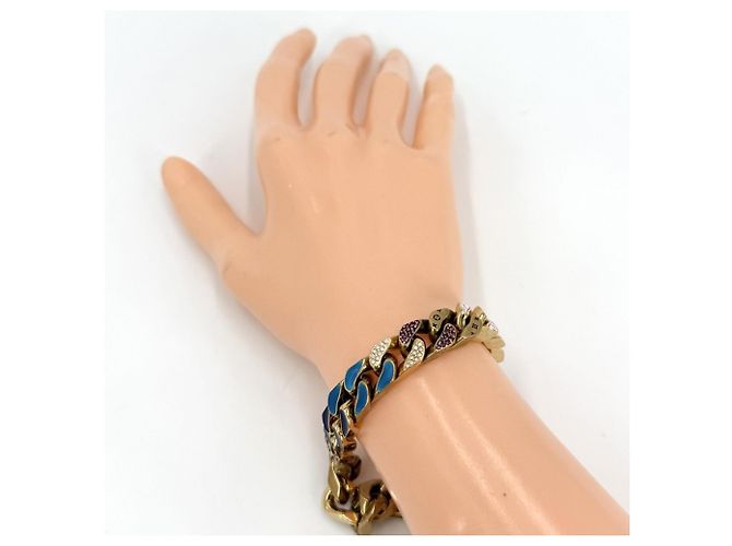 Bracciale Charm Monogram Louis Vuitton Bianco Multicolore - vista 3
