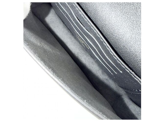 Borsa a tracolla con portafoglio a catena in pelle nera Louis Vuitton Nero - vista 4