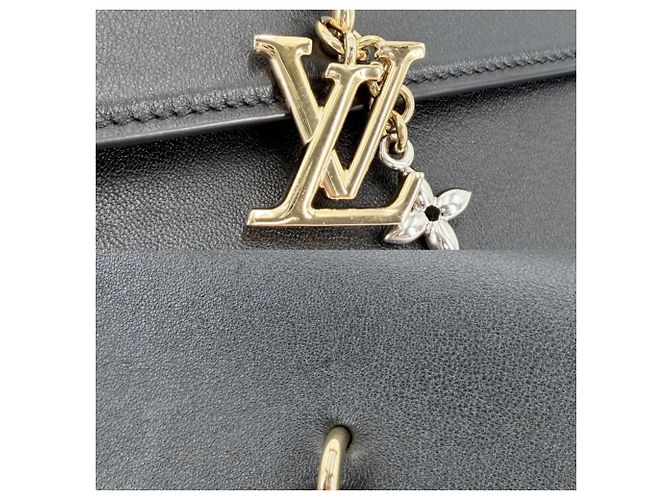 Borsa a tracolla con portafoglio a catena in pelle nera Louis Vuitton Nero - vista 7